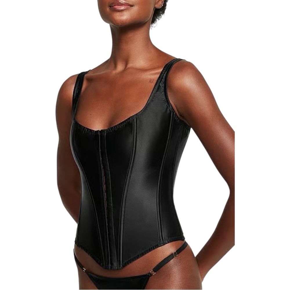 Victoria's Secret Black Corset Top